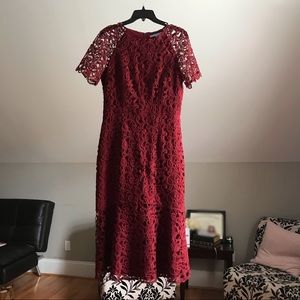 Antonio Melani Burgundy Formal dress WORN ONCE